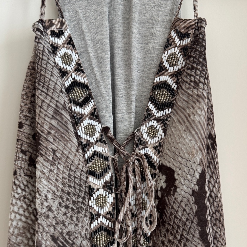 Hale Bob Snake-Print Halter Maxi Dress - Picture 6 of 16